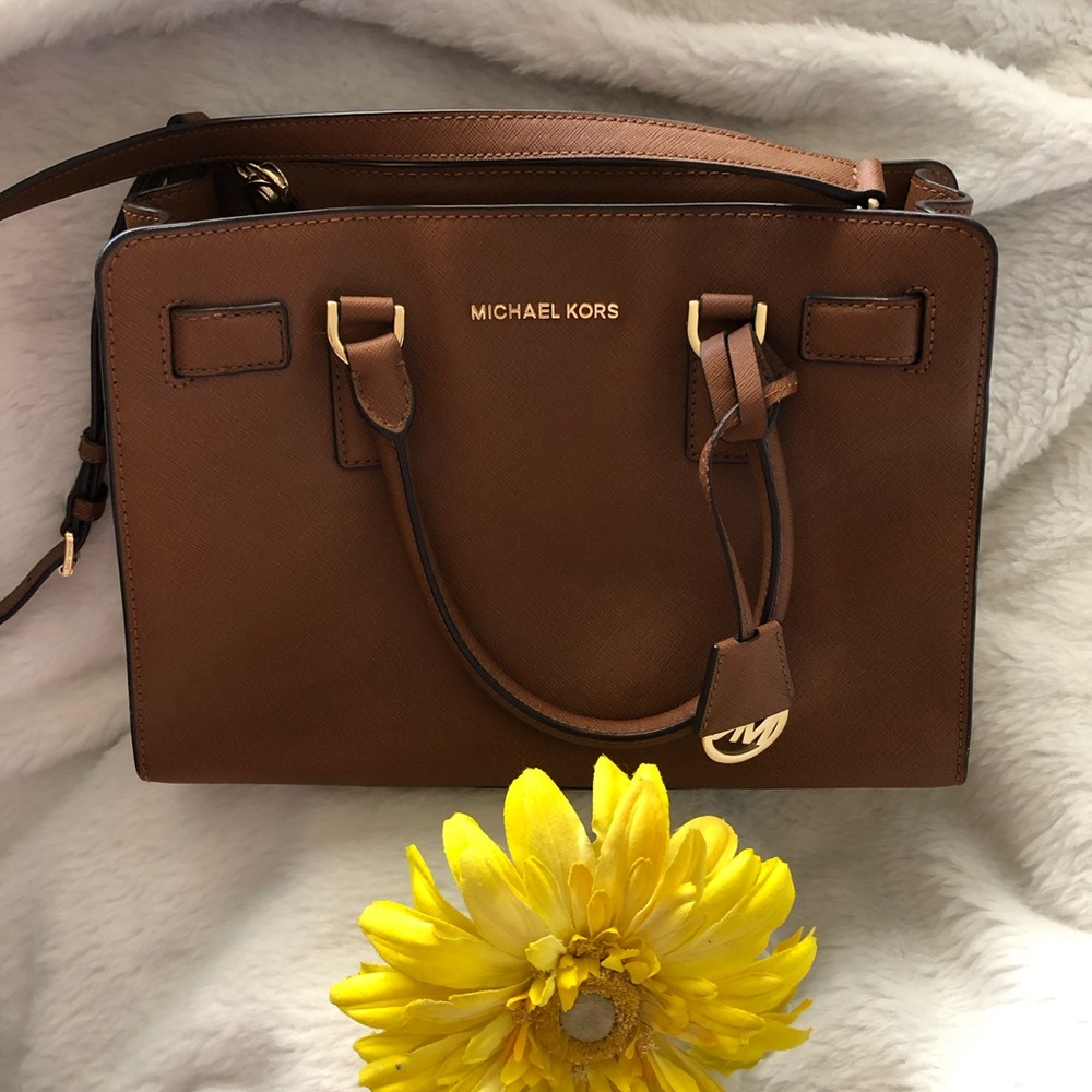 Michael Kors tan satchel